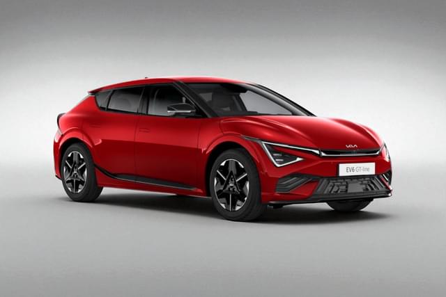 Kia Ev6 Runway Red Color Image